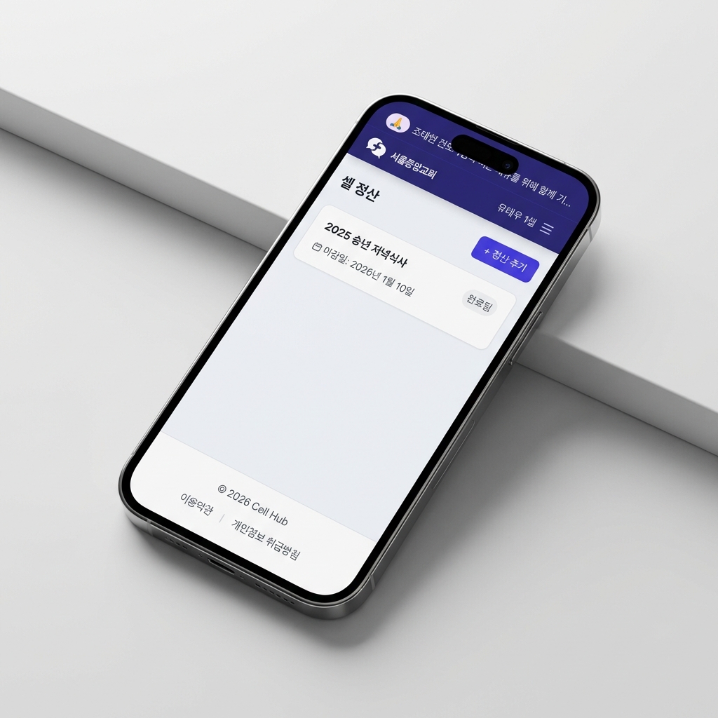 간편한 셀 정산 - 앱